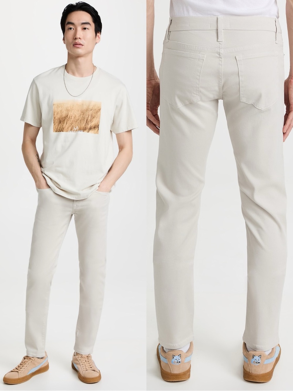 Frame L' Homme Slim Twill Denim Jeans